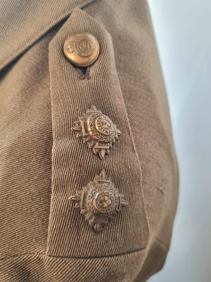 WW1 British Army Lieutenant Uniform Jacket Royal Warwickshire Regiment & Sam Browne
