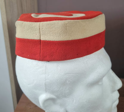 Early 20th Century British Army Sandhurst Military Academy Pill Box, With Chinstrap