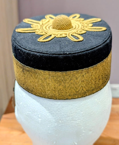 Victorian Royal Artillery  Senior NCO Pill Box hat With Chinstrap