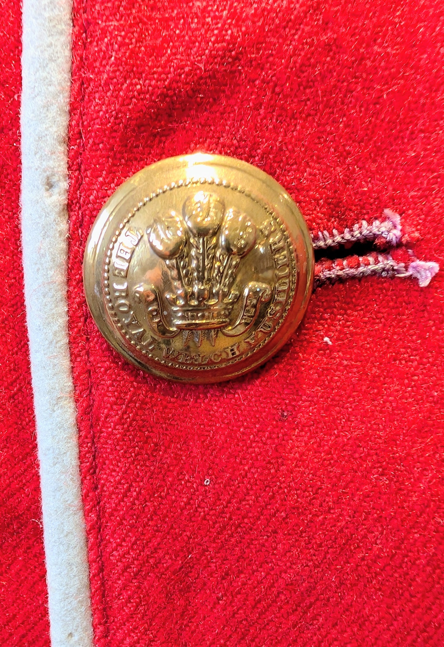 Rare Early Edwardian British Army Royal Welch Fusiliers Scarlet Frock
