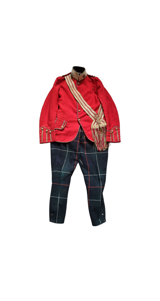 Rare Pre WW1 HLI Uniform Cutaway Jacket Beautiful Sash & Trews Breeches