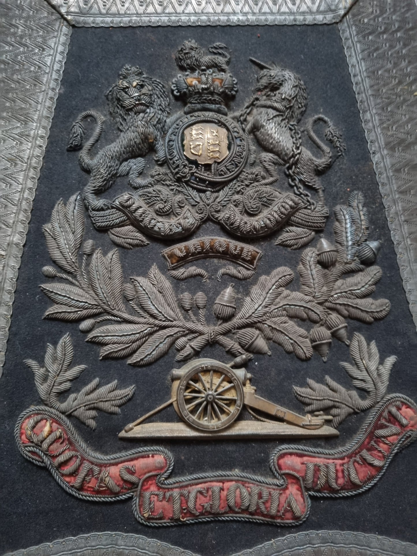 Rare Early Pattern Victorian Royal Artillery Volunteers Sabretache