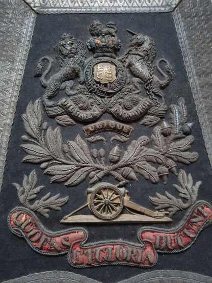 Rare Early Pattern Victorian Royal Artillery Volunteers Sabretache