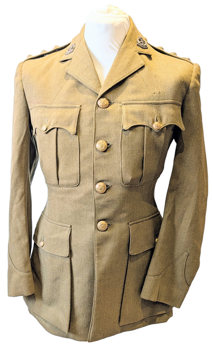 WW1 British Army Captain's Uniform Jacket Royal Army Medical Corps RAMC Named
