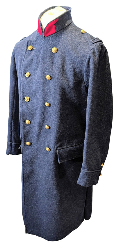 WW2 1940 Dated French Army Infantry Dark Blue Greatcoat Unissued