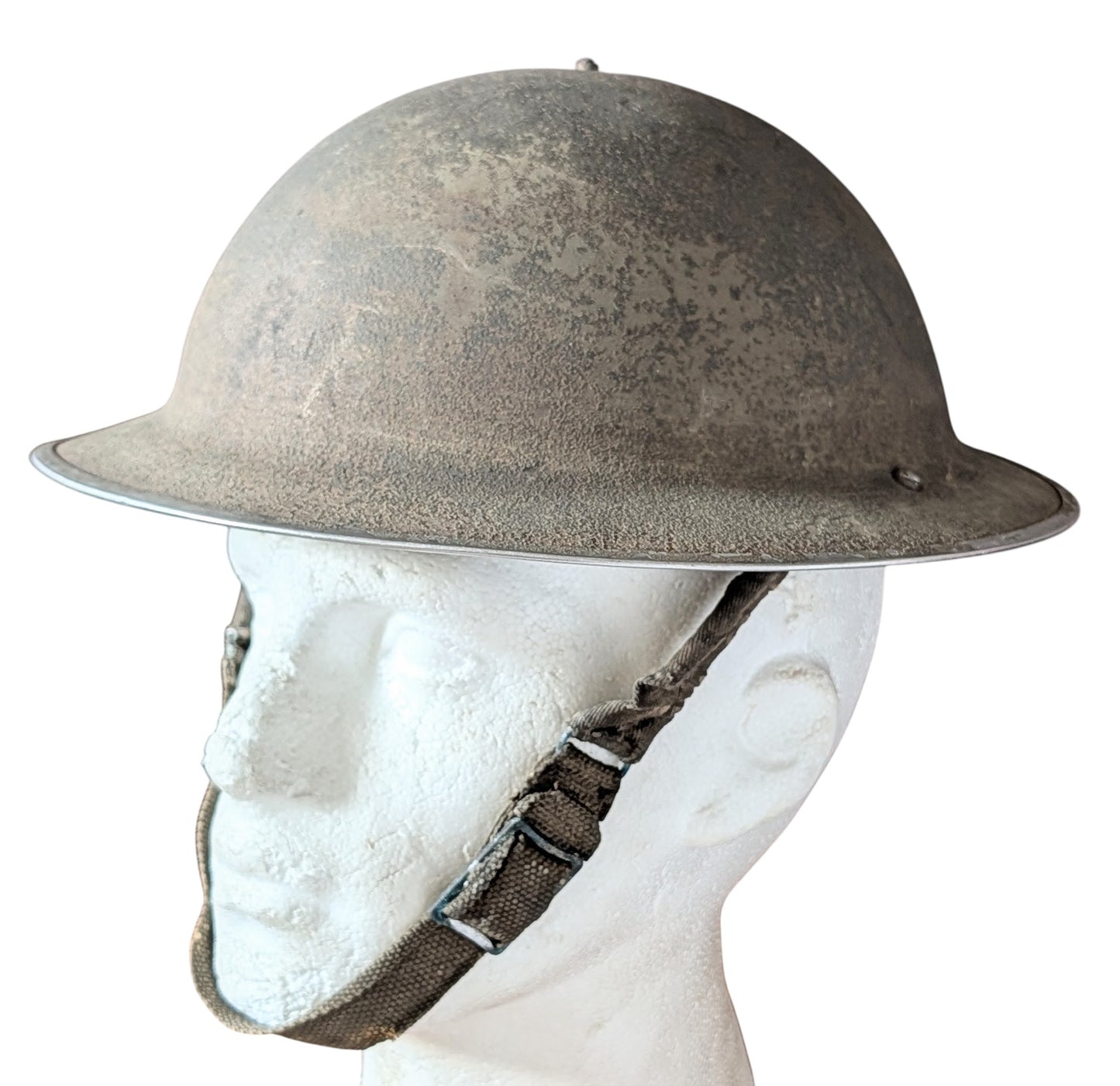 Early WW2 Dunkirk Era British Army Brodie Combat Helmet Dated 1938/9