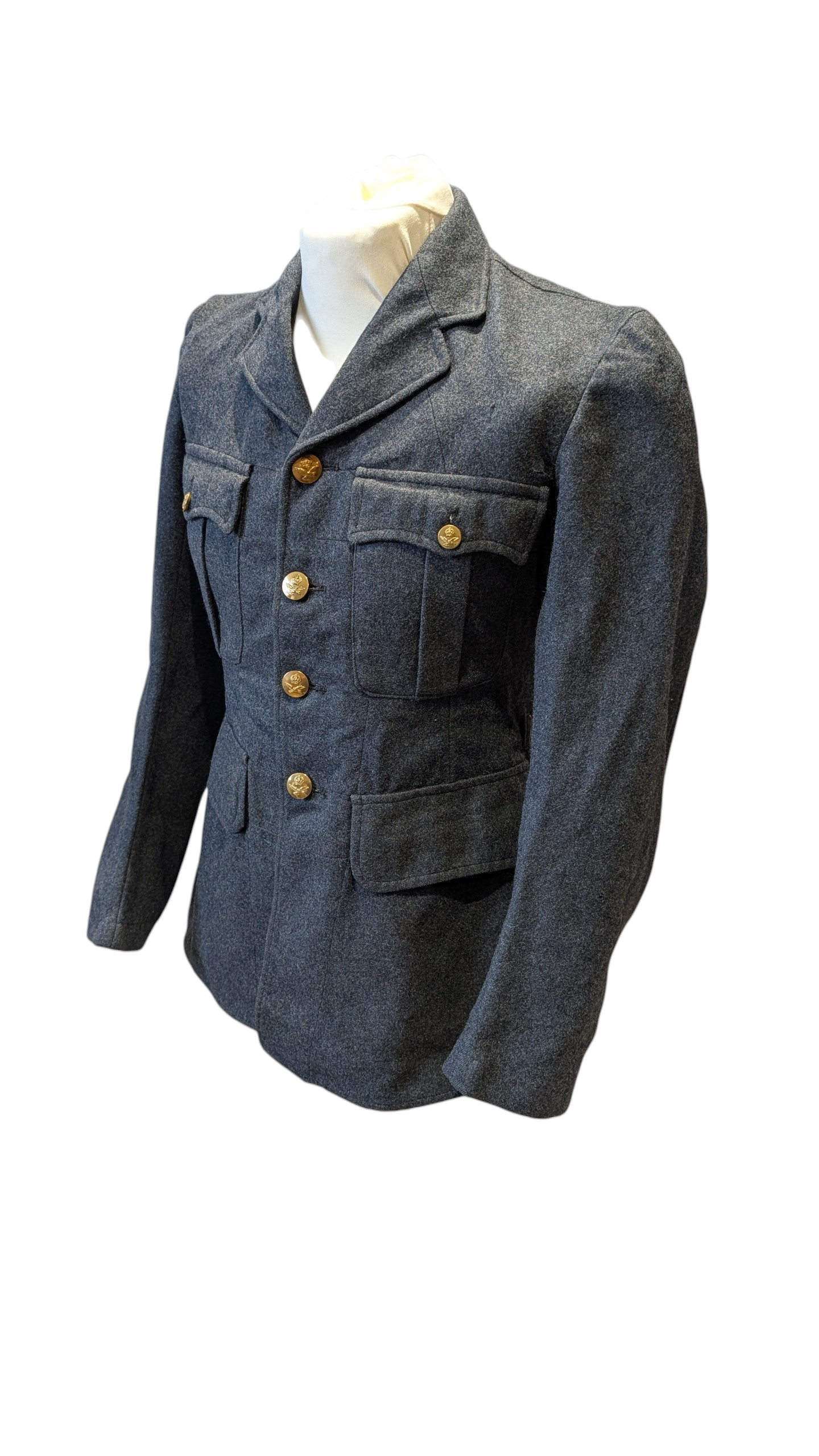 WW2 RAF SERVICE DRESS SERGE JACKET DATED 1945