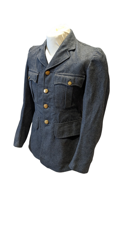 WW2 RAF SERVICE DRESS SERGE JACKET DATED 1945