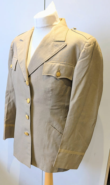 Fantastic And Rare WW2 Summer US WAC Womans Sub-Lieutenant Uniform Jacket