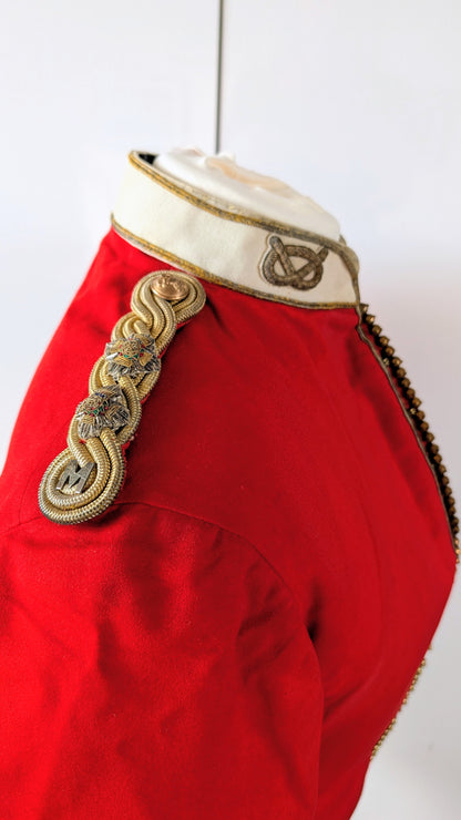 Victorian South Staffordshire Scarlet Undress Shell Jacket & Waistcoat