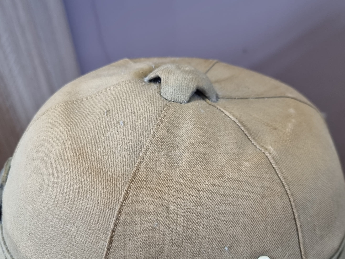Rare WW2 Japanese Naval Engineers Pith Helmet