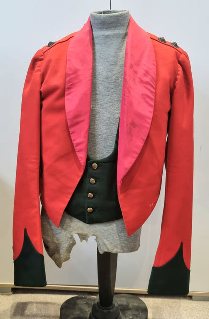 Lovely Victorian Durham Light Infantry Mess Jacket & Matching Waistcoat