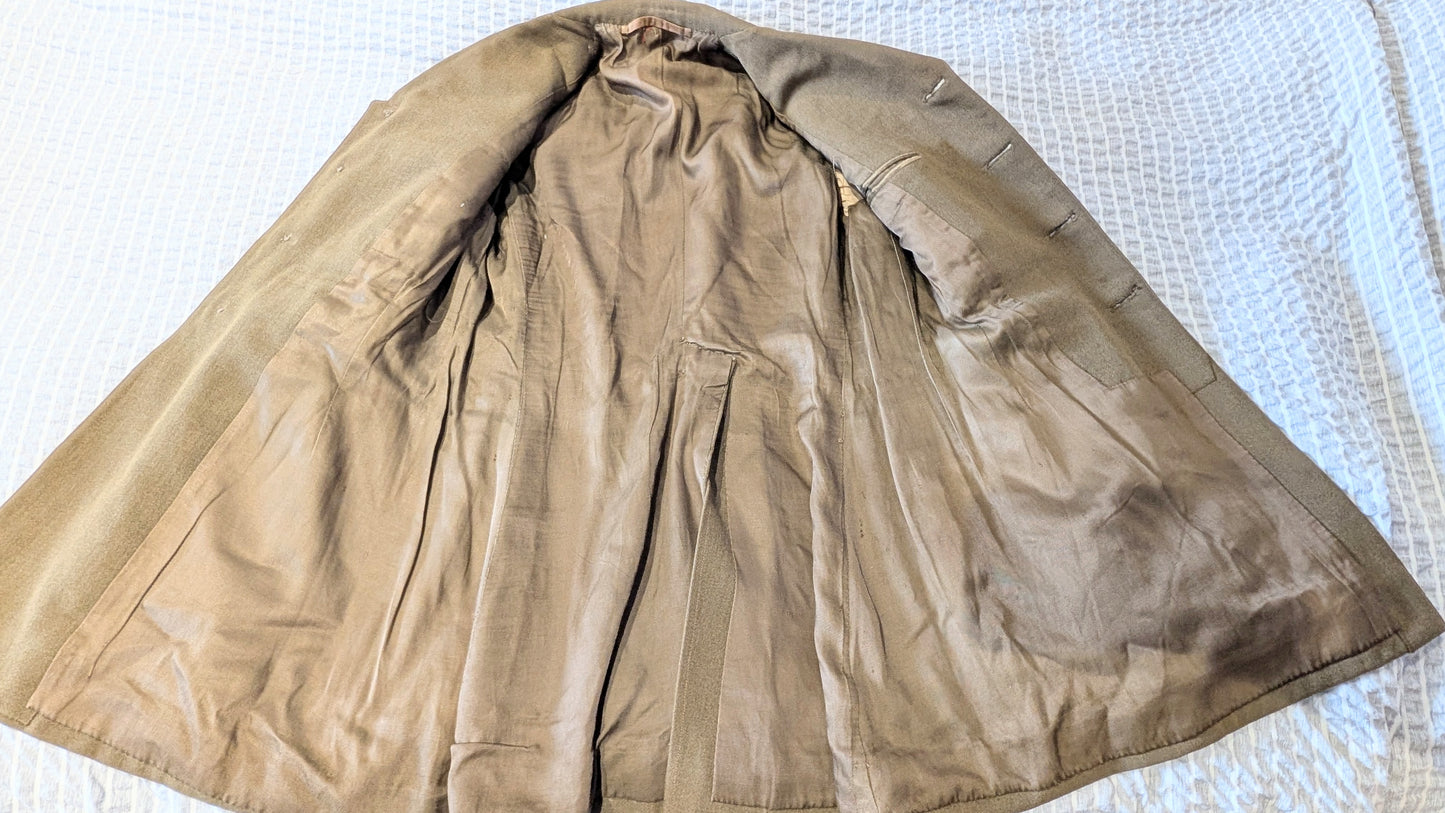 WW2 1939 British Army Royal Artillery 2nd Lieutenant Jacket Named