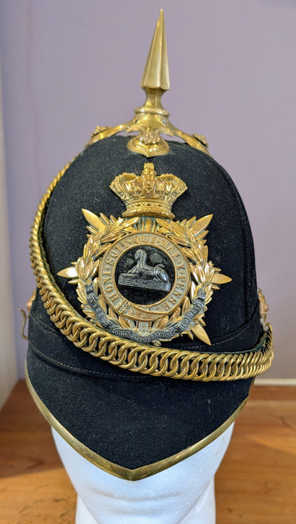 SOLD! Victorian South Staffordshire Home Service Helmet & Major's Scarlet Uniform