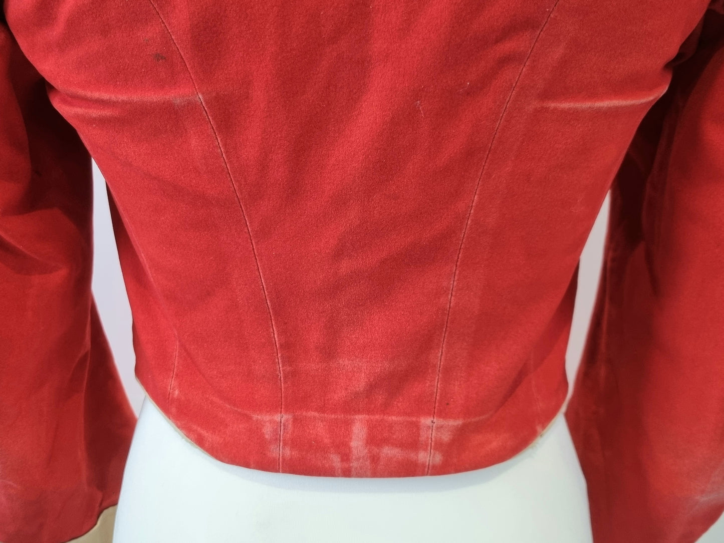 SOLD! Boer War Pre WW1 Highland Light Infantry HLI Captain's Scarlet Mess Dress Jacket Named