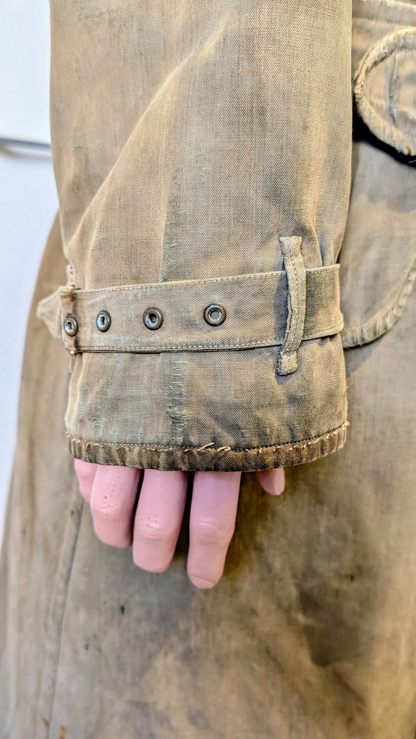 SOLD! Rare WW1 Burberry Officers Private Purchase Trench Coat with button-in Woollen Liner & Balaclava