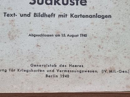 Rare WW2 Operation Sealion Invasion Planning Südküste Book