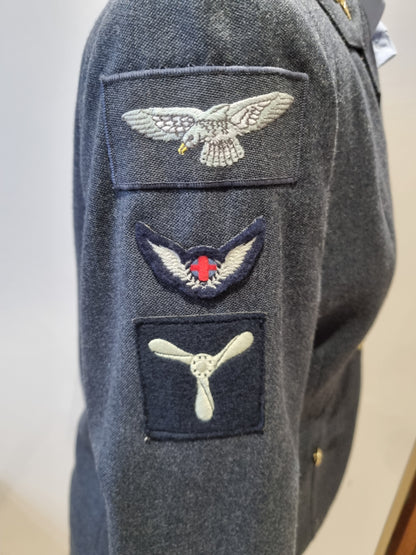WRAF UK 12-14 RAF Service Dress Uniform Medical Service Jacket Shirt Skirt Cap