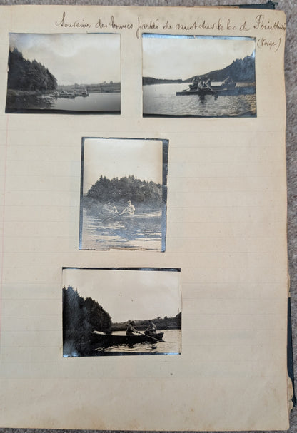 Unique WW1 French Army & Air Force Photo Album, Service Documents and Field Post Set to a Front Line Medic & Then Combat Pilot