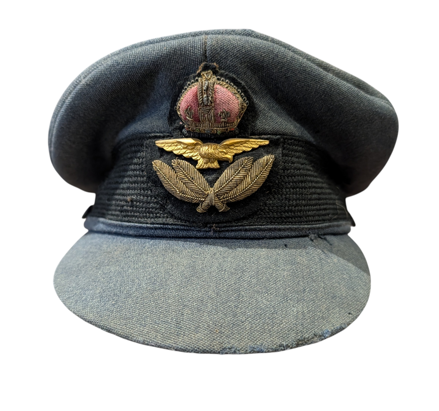 SOLD! WW2 RAF Officers Peaked Visor Cap