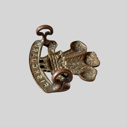 SOLD! Pembrokeshire Yeomanry Brass Economy Collar Badge