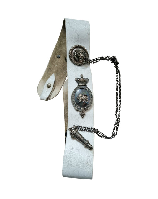 Rare Victorian 1st Volunteer Battalion, Kings Own Royal Lancaster Gilt Crossbelt