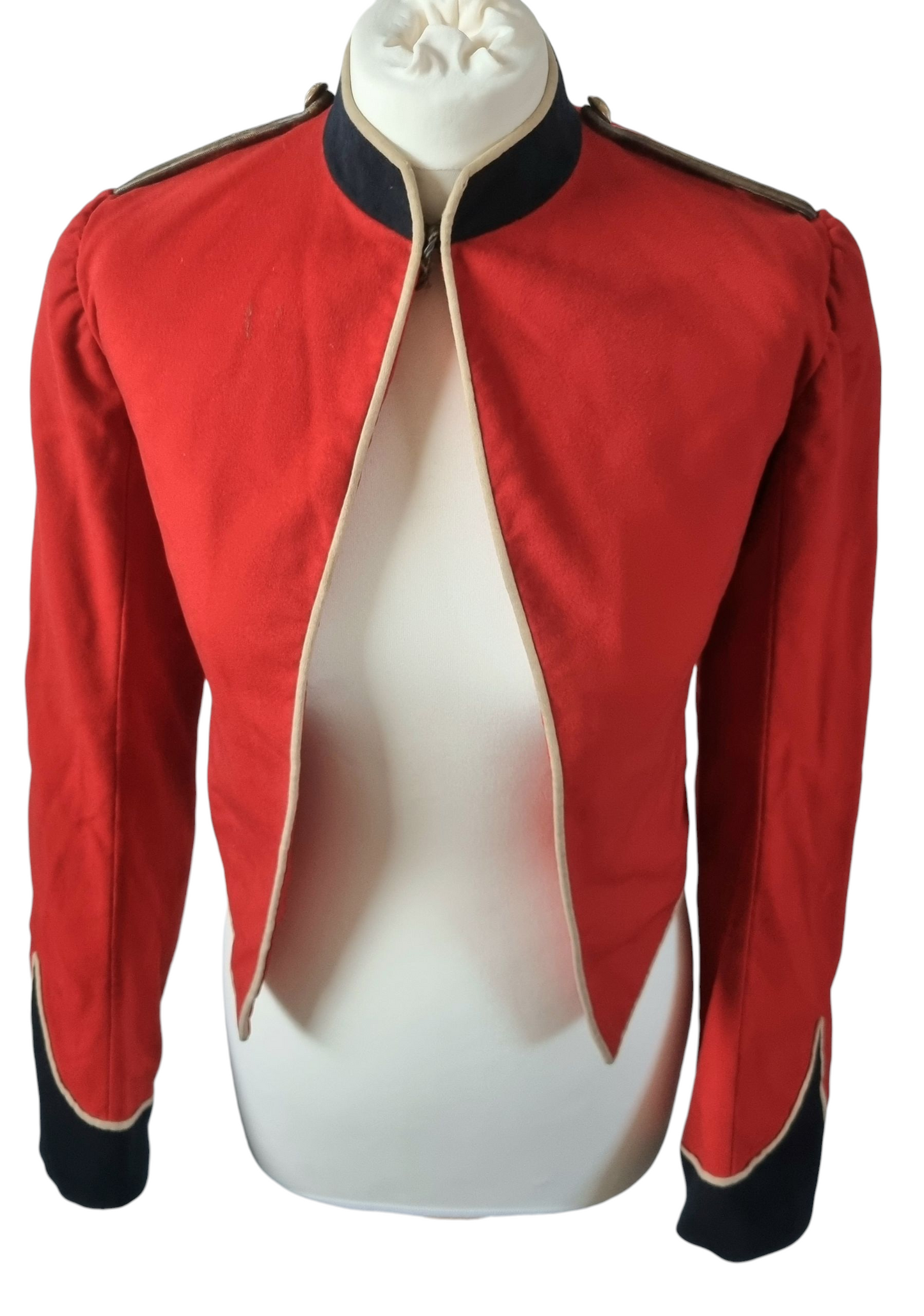 Victorian Boer War Era Colonel's Scarlet Mess Dress Jacket Dated 1901