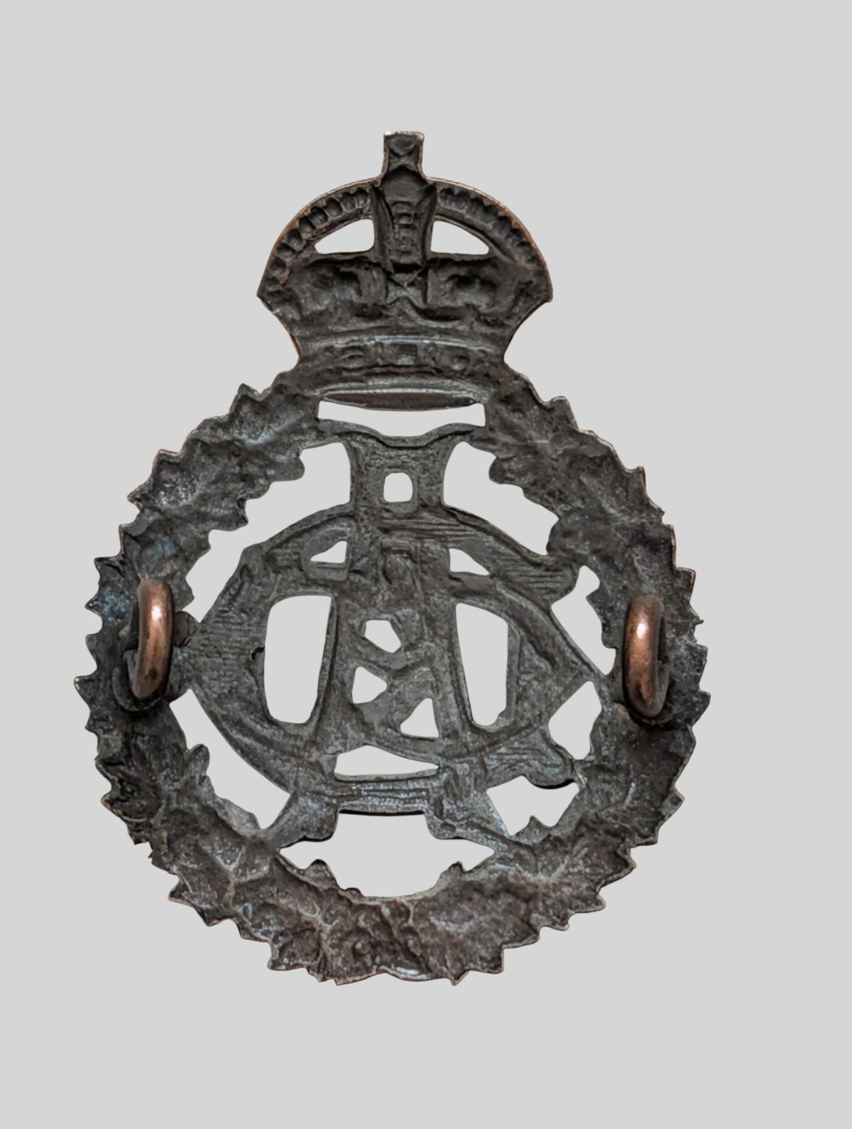 Canadian Army  Dental Corps Officer's Bronze Cap Badge Pre 1947