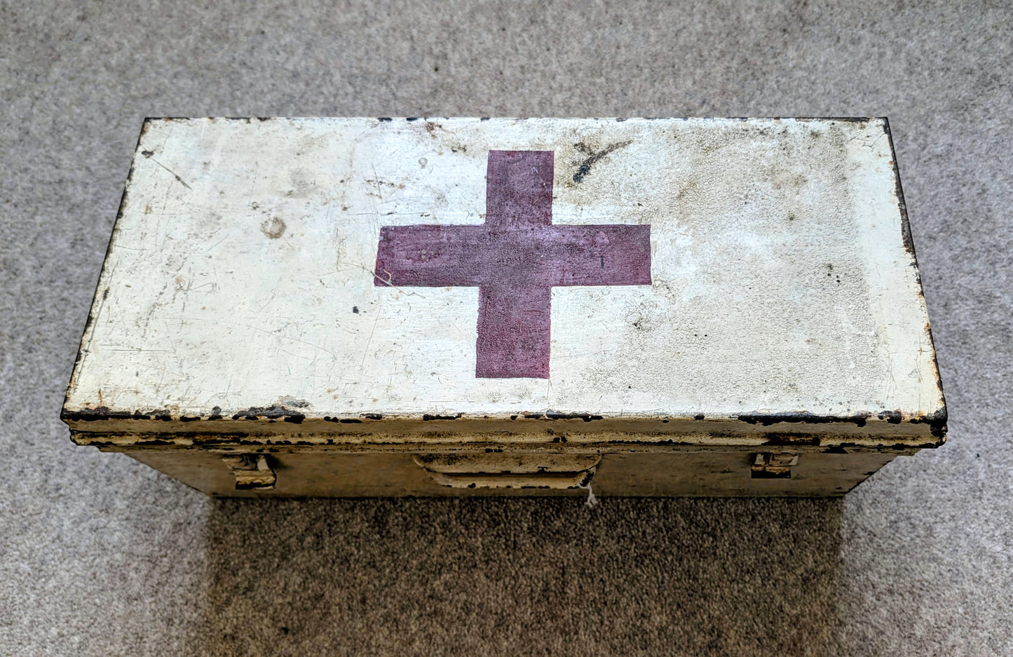 WW2 Emergency Fire Brigade Medical First Aid Tin Box with Contents 1941