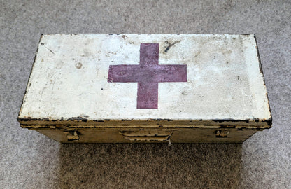 WW2 Emergency Fire Brigade Medical First Aid Tin Box with Contents 1941
