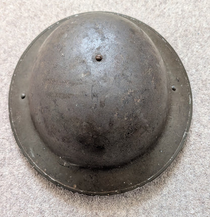 Early WW2 Dunkirk Era British Army Brodie Combat Helmet Dated 1939