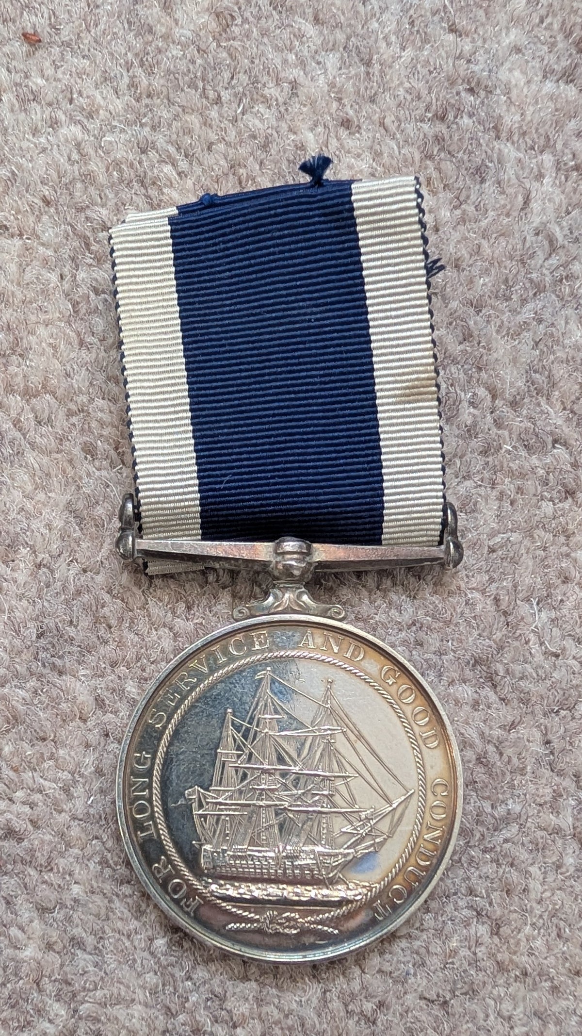 EIIR Royal Navy Fleet Air Arm FAA Long Service & Good Conduct Medal L N COLLINS