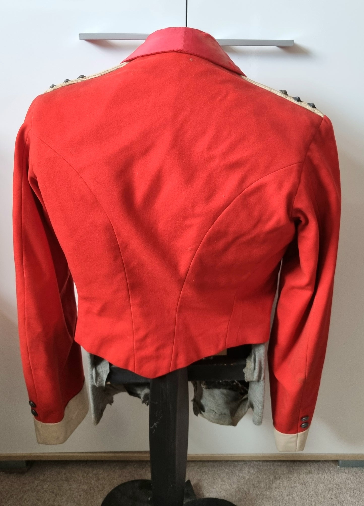 Victorian Durham Light Infantry Captain's Scarlet Mess Jacket