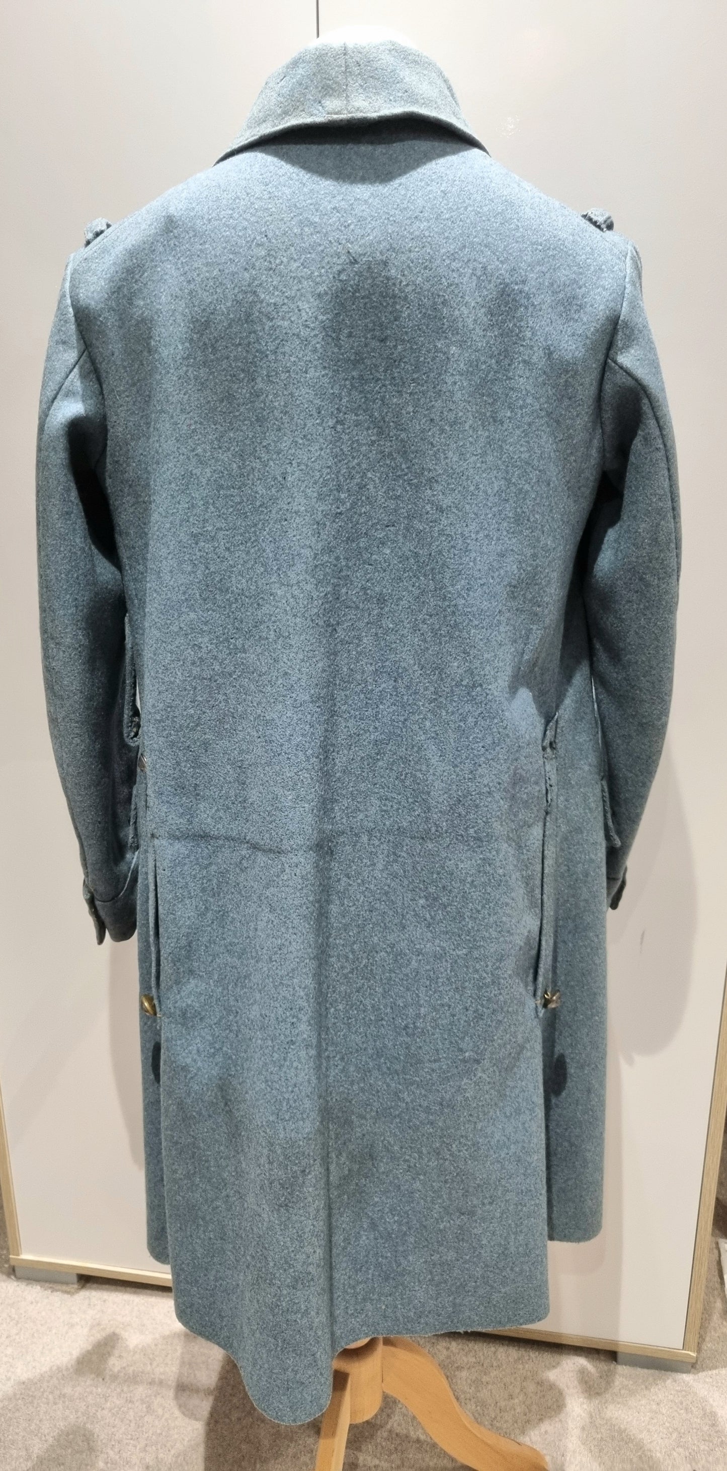 Rare WW1 French Army Horizon Blue M1915 Greatcoat 121st Infantry Regt