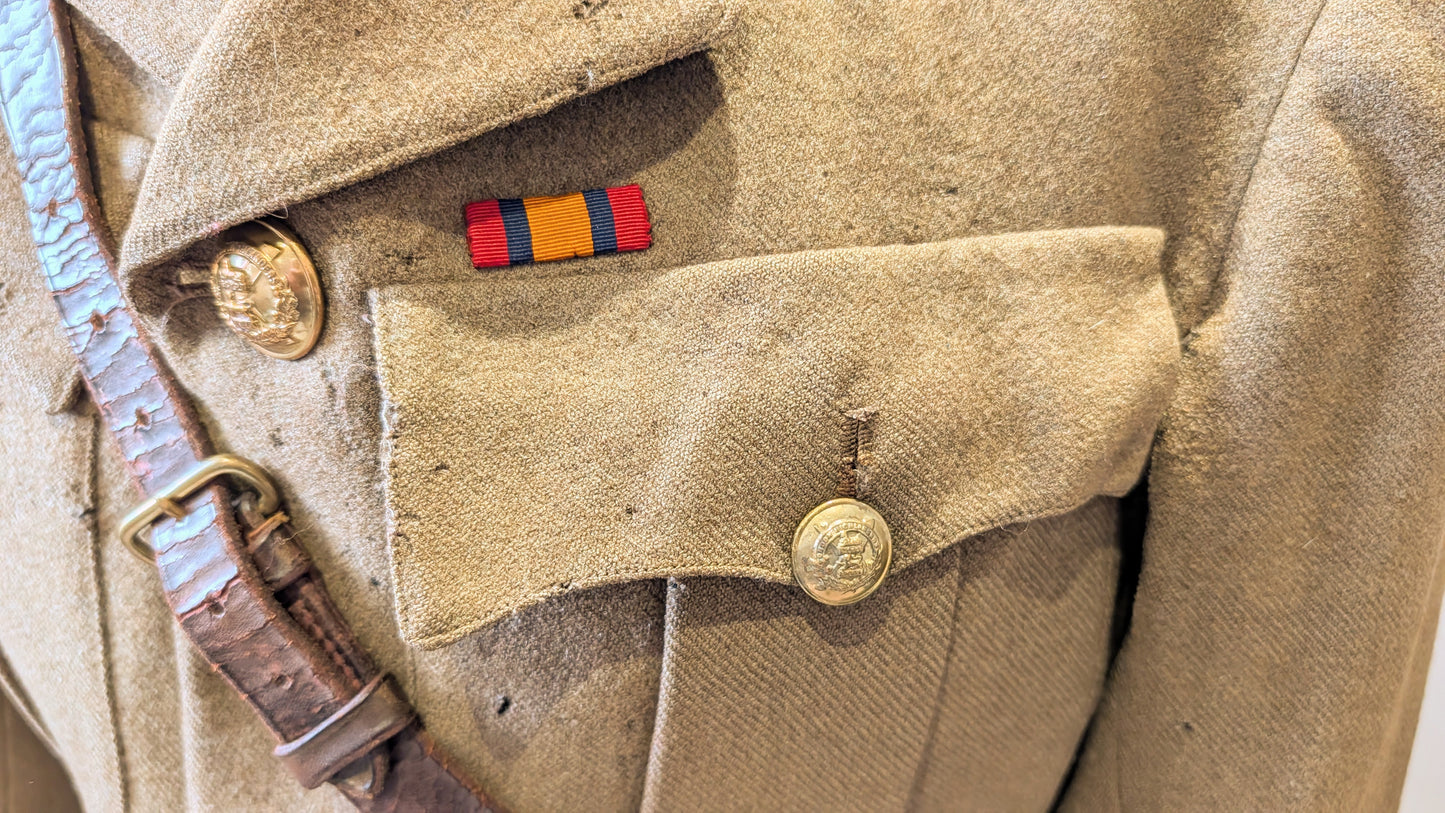Pre WW1 Gordon Highlanders Majors Cutaway Cuff Rank Jacket, Glengarry & Kilt attributed to Major Robert Walter Purvis 3rd Bn Gordon Highlanders