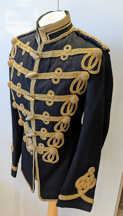 SOLD! Beautiful Original Early 20th Century 18th Hussars Full Dress Frogged Jacket