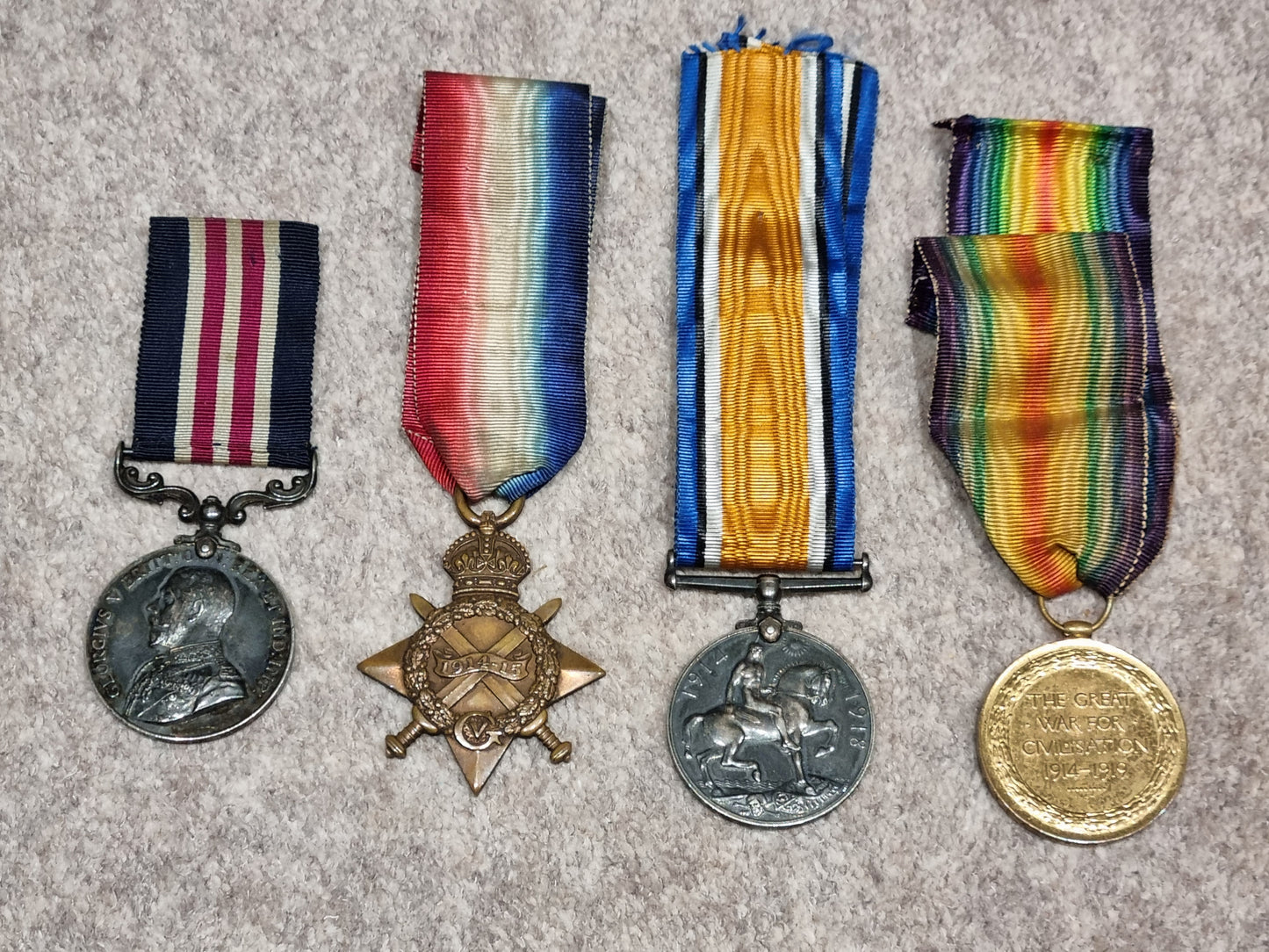 Incredible WW1 Gallantry Military Medal & Wound Badge Group to a deserter, Private Edwin Birch Tupman, Yorks & Lancs Regiment