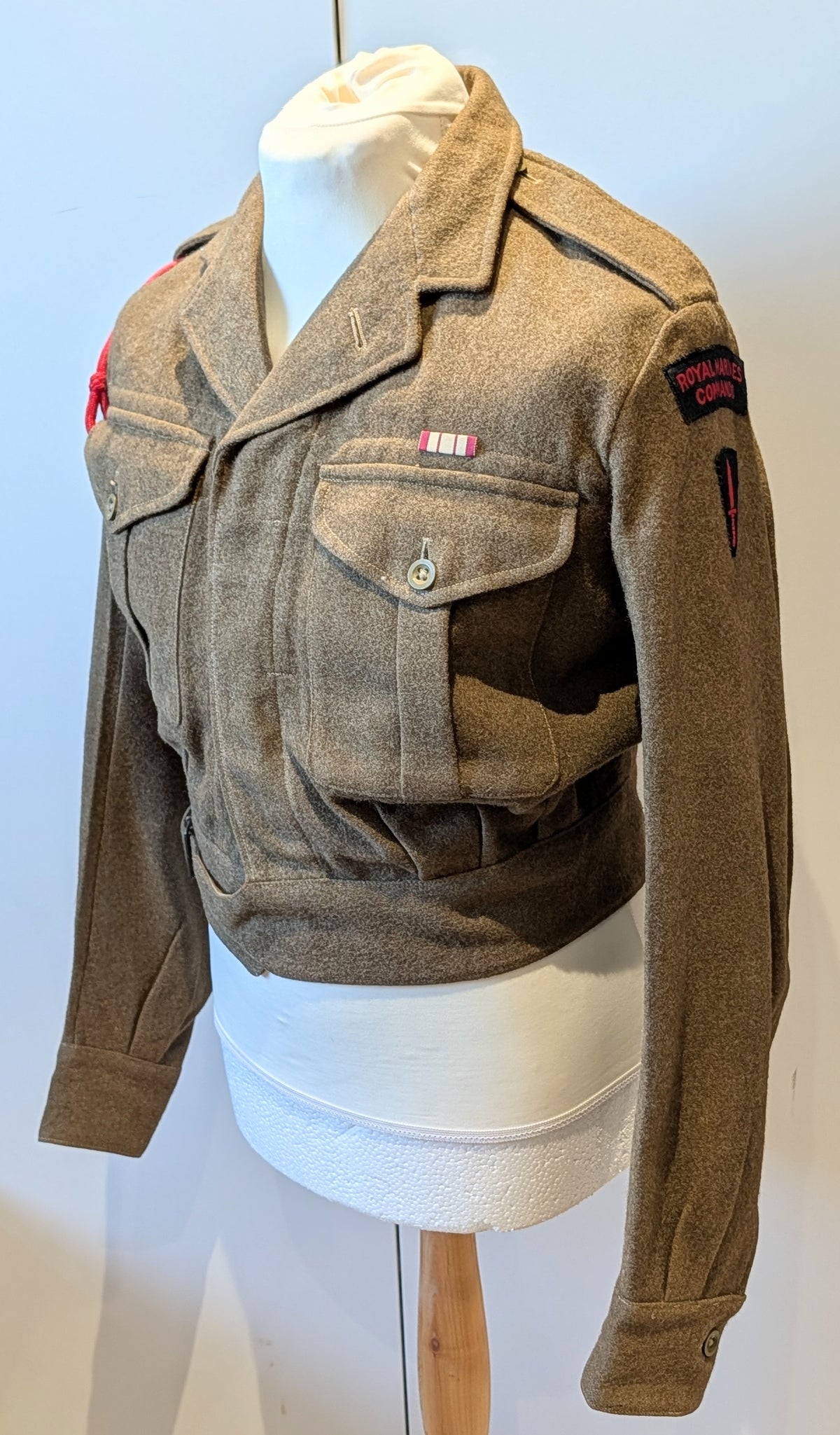 1954 British Army Royal Marine Commando Battledress & Trousers Named