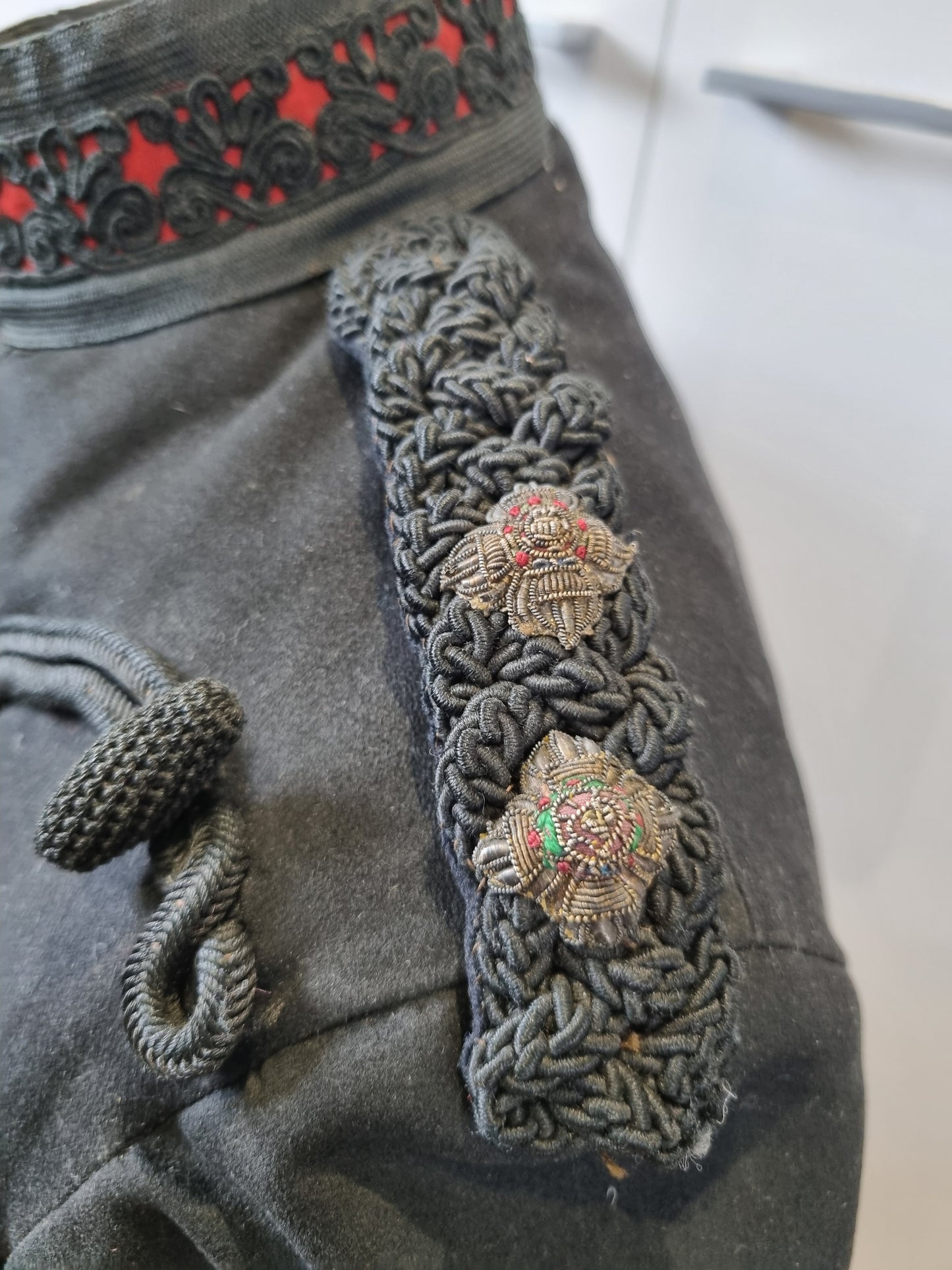 SOLD! Pre WW1 Edwardian King's Royal Rifle Corps Lieutenant's Frogged Mess Jacket