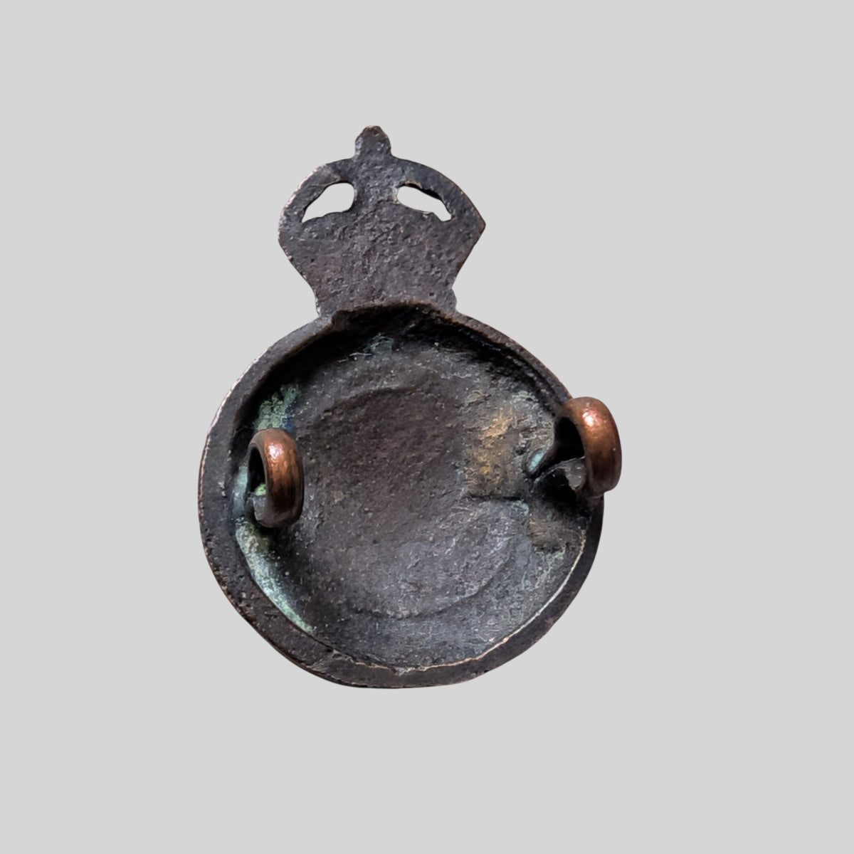 7th Queen's Own Hussars Officer's Bronze Collar Badge