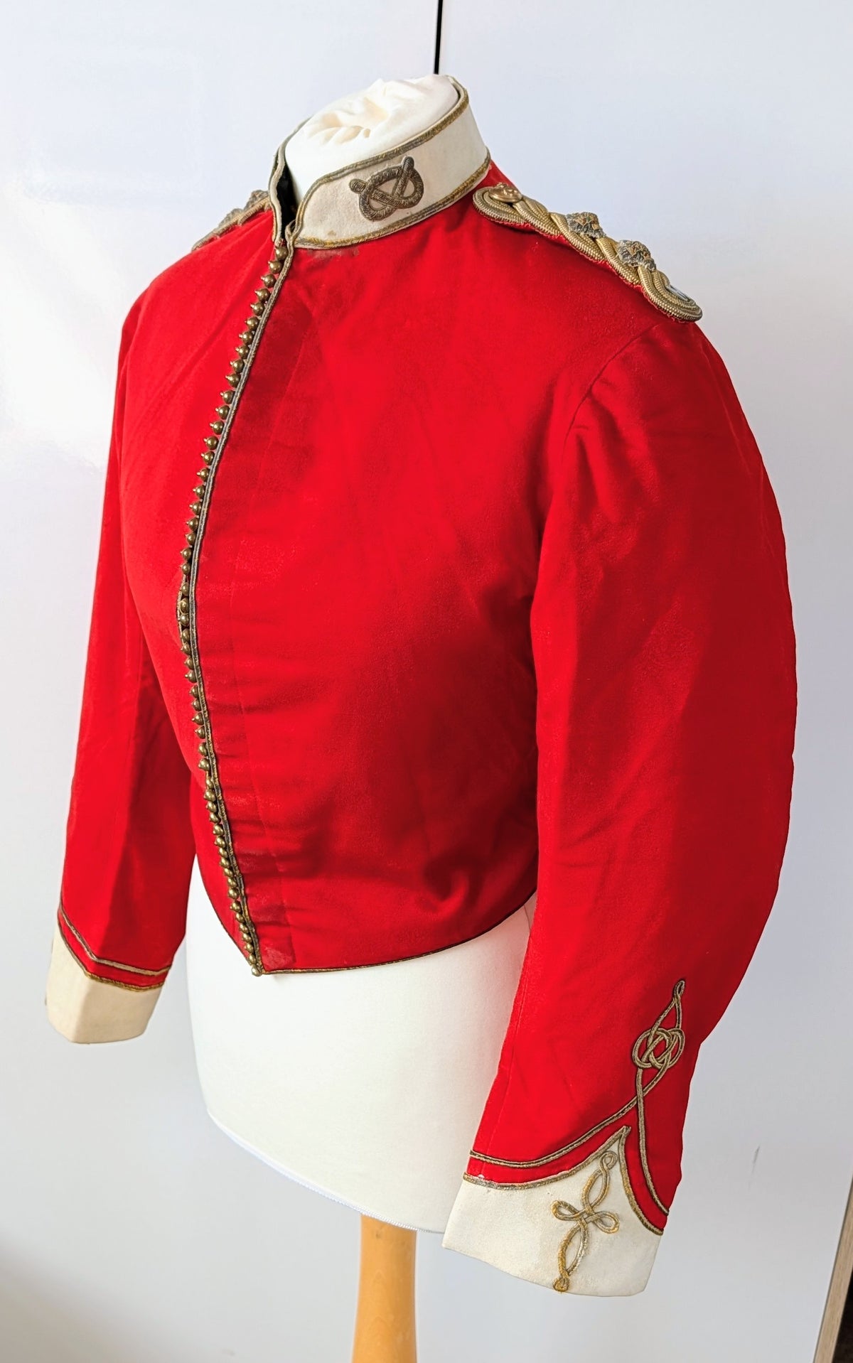 Victorian South Staffordshire Scarlet Undress Shell Jacket & Waistcoat