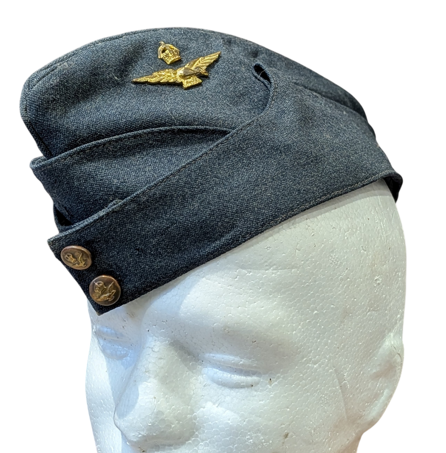 WW2 RAF Royal Air Force Officers Sidecap Canadian Made