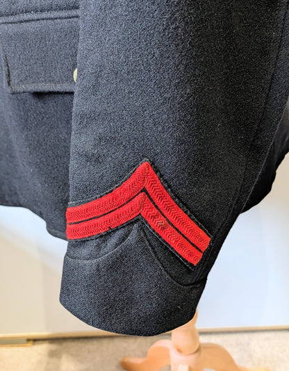 SOLD! WW1 Era British Royal Marines Light Infantry Blue No 1 Jacket with Medal Bar