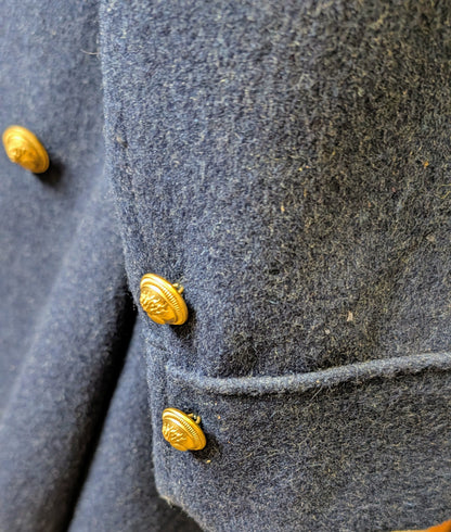 WW2 1940 Dated French Army Infantry Dark Blue Greatcoat Unissued