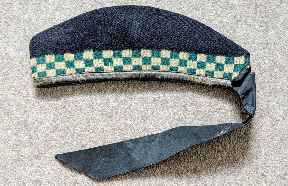 SOLD! Rare early WW1 British Army Calcutta Scottish Glengarry Cap - Named