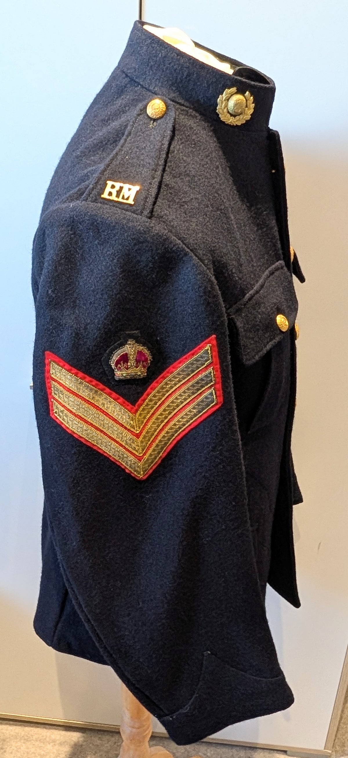 Pre 1953 Royal Marines Colour Sergeant No1 Dress Tunic WW2 Veteran