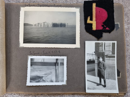 Beautiful WW2 Italian Air Force Visor Cap and Photo Album, belonging to Pompili Felice