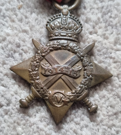 WW1 Trio Long Service & Good Conduct Medal Set to Leading Seaman Albert Victor Sharp- HMS Caroline (Jutland Interest)