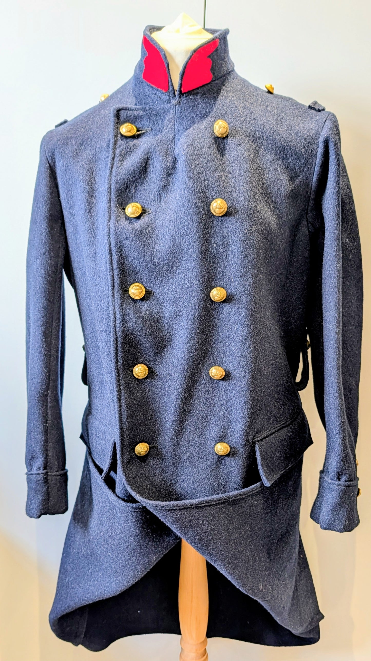WW2 1940 Dated French Army Infantry Dark Blue Greatcoat Unissued