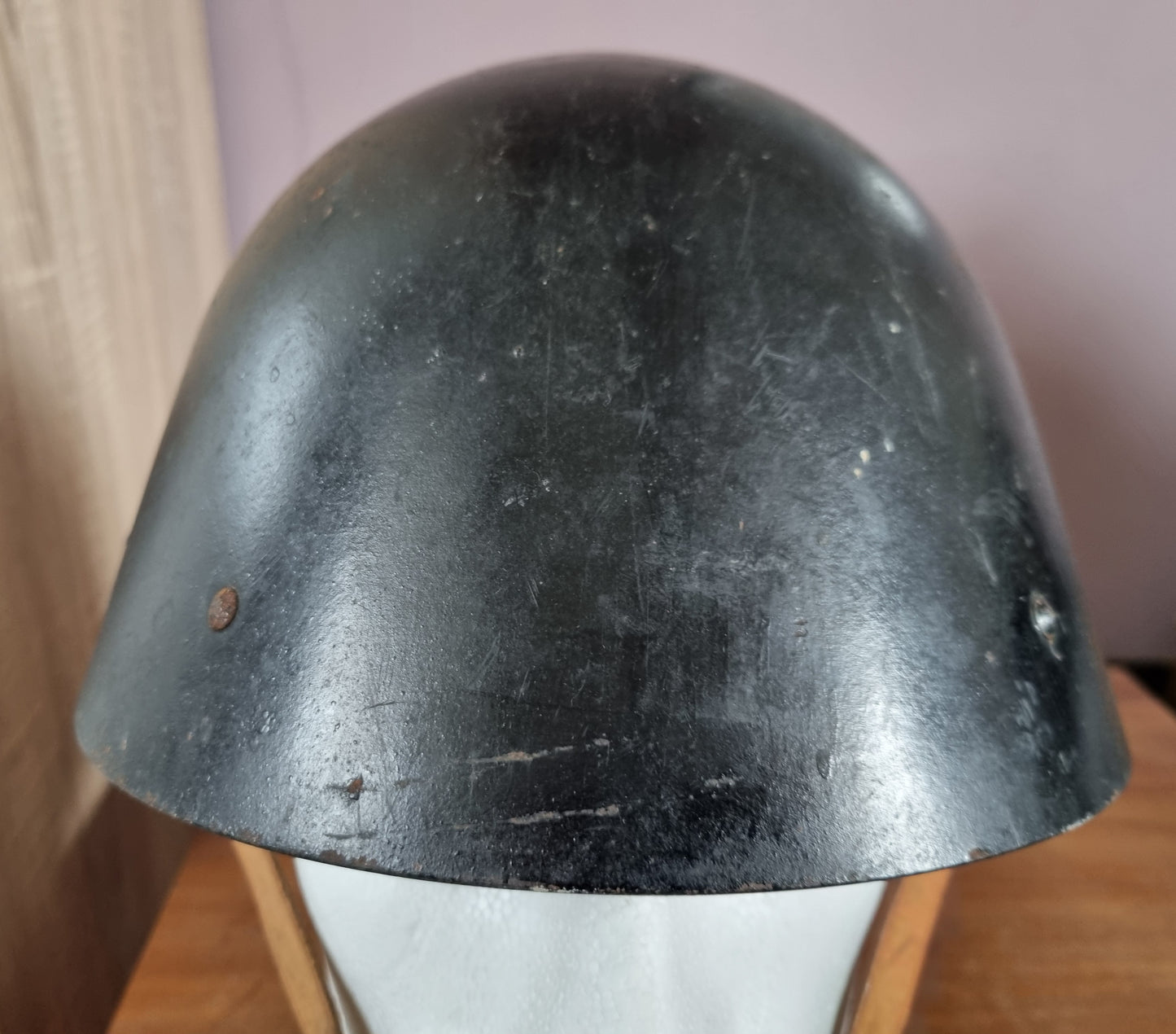 SOLD! Post-War Reused WW2 Czechoslovakian Vz32 Helmet